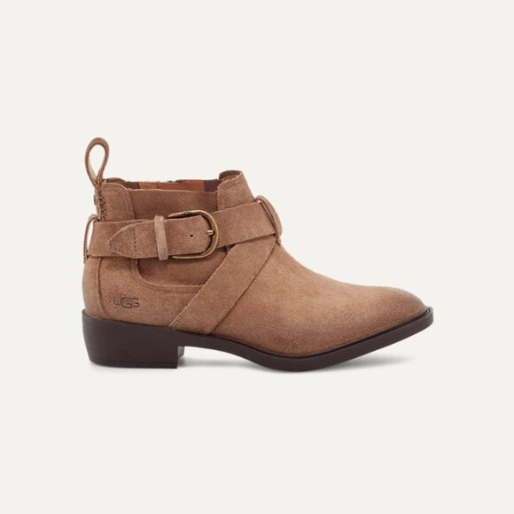 UGG | Boots | Ugg Wylma Suede Leather Ankle Boots Harness Style Equestrian - Picture 3 of 15